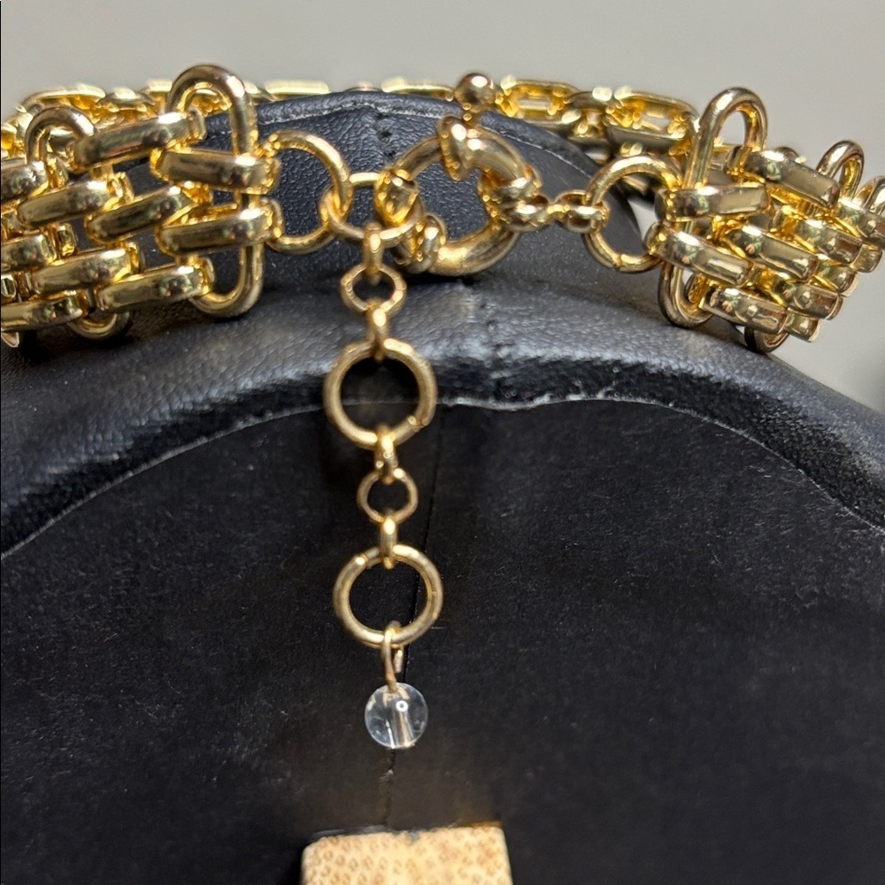 Three Link Rollo Gold Tone Bracelet - Picture 3 of 5